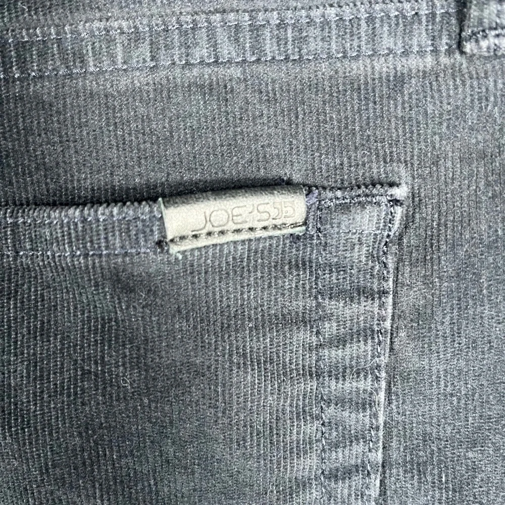 Joe's Jeans The Asher Pants‎ Men 34 Black Slim Fit Corduroy Stretch 5-Pocket